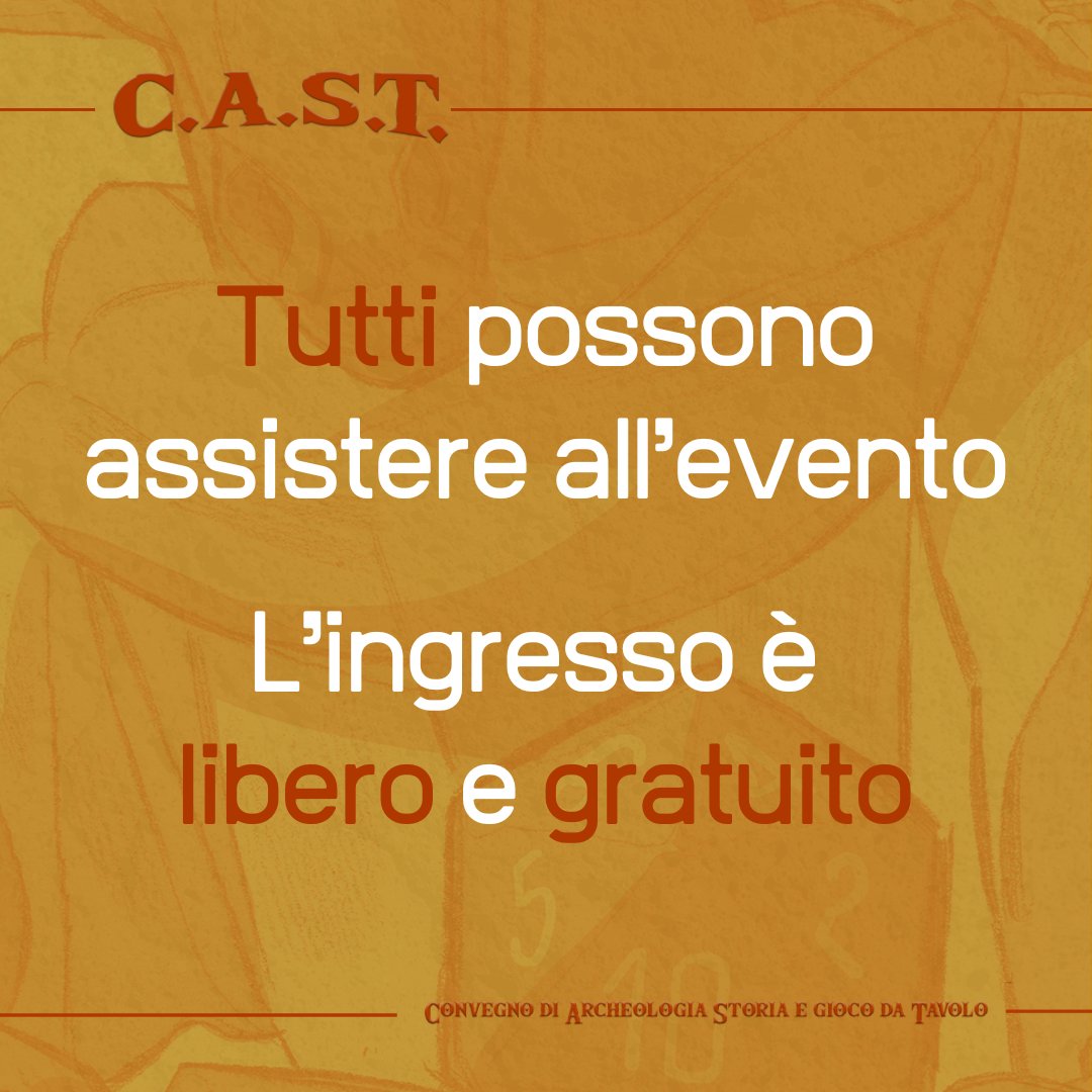 L'ingresso all'evento sarà totalmente gratuito e libero
#convegnocast #cast2024 #cast 

letsdigagain.it/convegnocast