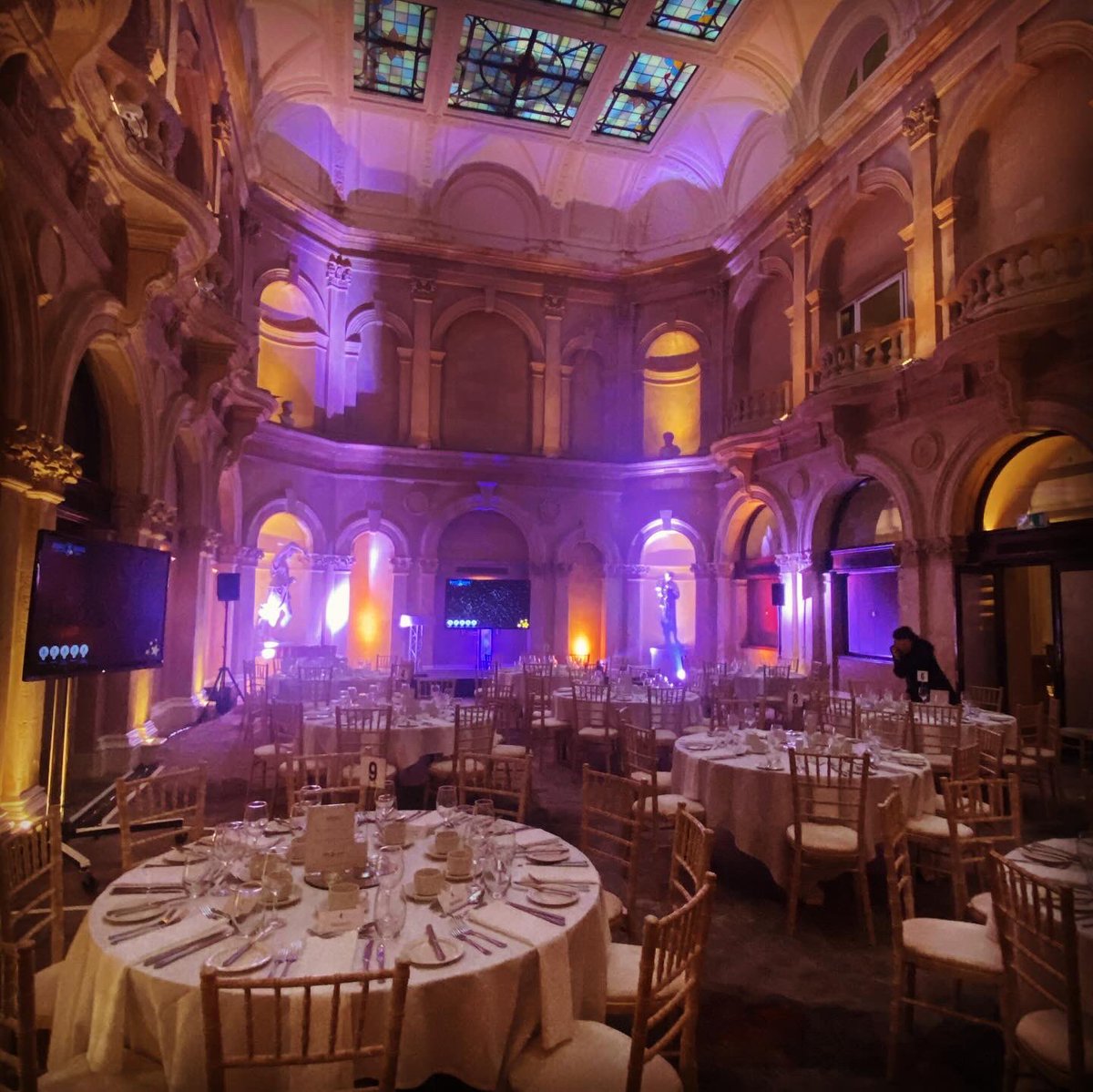 A nice little home gig for us tonight, with an awards show at <a href="/BristolMarriott/">BristolMarriottRoyal</a> 

#EventProfs #Bristol