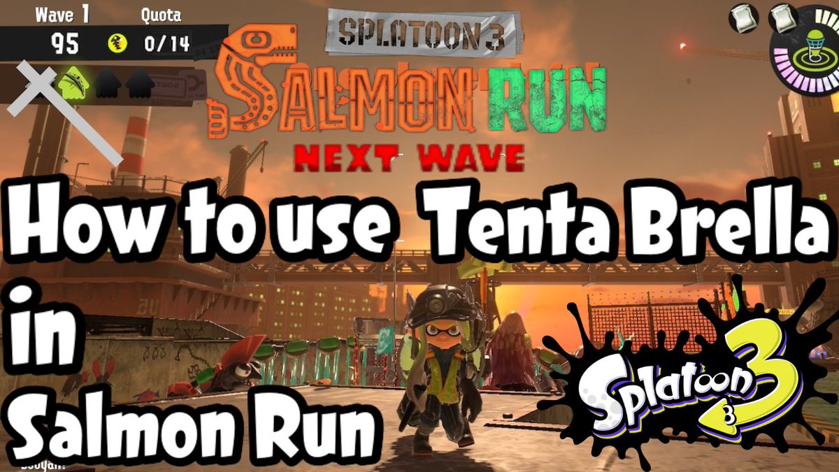 New addition to weapon guide series: Tenta Brella

5 minute video full of advice and tips when using this weapon in Salmon Run

Link below