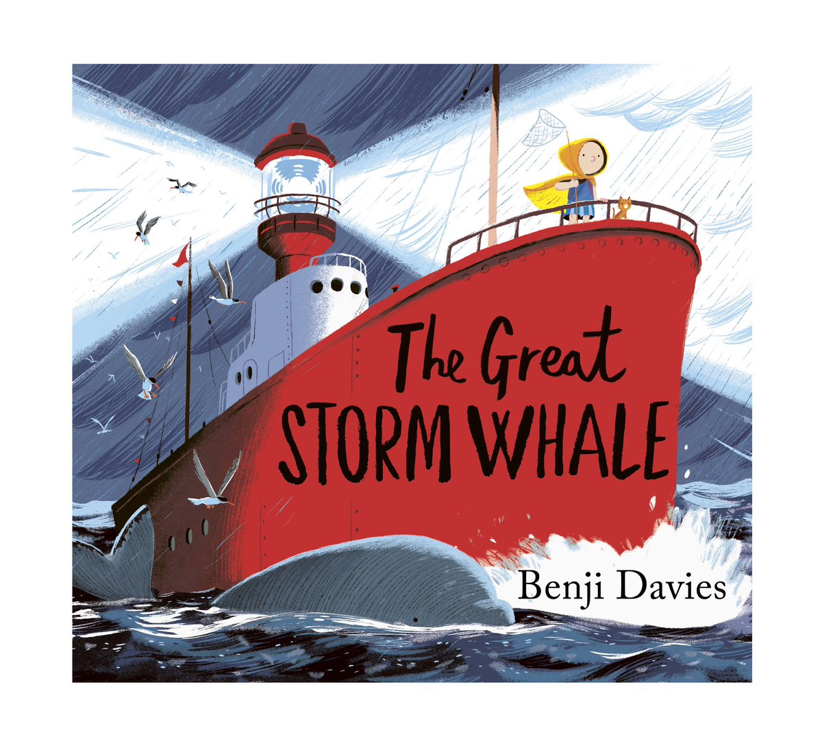Wishing the happiest of publication days to the incomparable @Benji_Davies - The Great Storm Whale is out today! We are so incredibly proud to publish it @simonkids_UK.