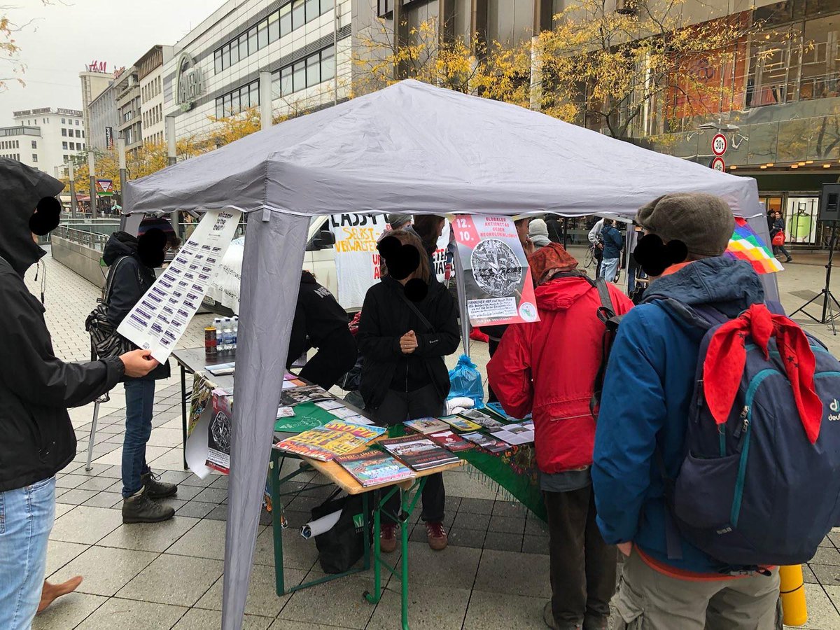 Teil 1 des Aktionstages in #Hannover Kundgebung mit dem Colectivo Vozes de los Desaparecidos Puebla uns Tecnica Rudas, NdR, FFF, EG, Ventana al Sur, solinet, Women Defend Rojava und IDK, Leinemasch Bleibt und Waldbesetzung Tümpeltown, Widerstand mit zwischenzeitlich 100 Menschen