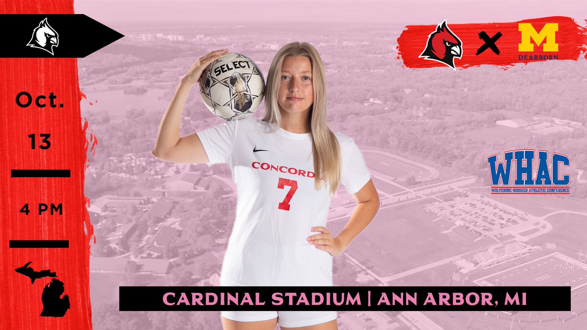 CUAACardinals's tweet photo. ⚽️GAMEDAY⚽️

@CUAAWS_ Plays Dearborn at home 

📽️https://t.co/OTMjphp50l

#GoCards https://t.co/V8OuKve0a7