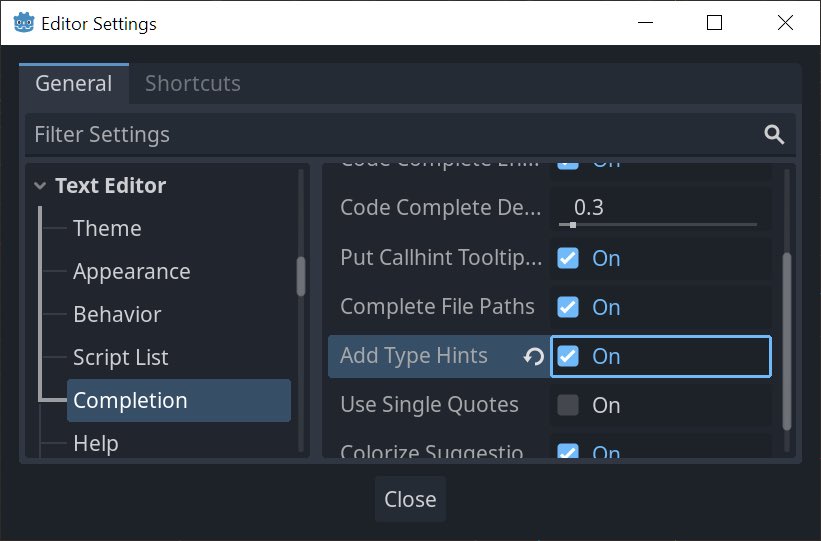 AllenPestaluky's tweet image. Here’s an article on how to enforce static typing in GDScript with the new Godot 4.2 beta — this is extremely valuable for experienced C# programmers who are looking to try out GDScript for the first time!
#godotengine #gdscript #godot4 #godot
1/2