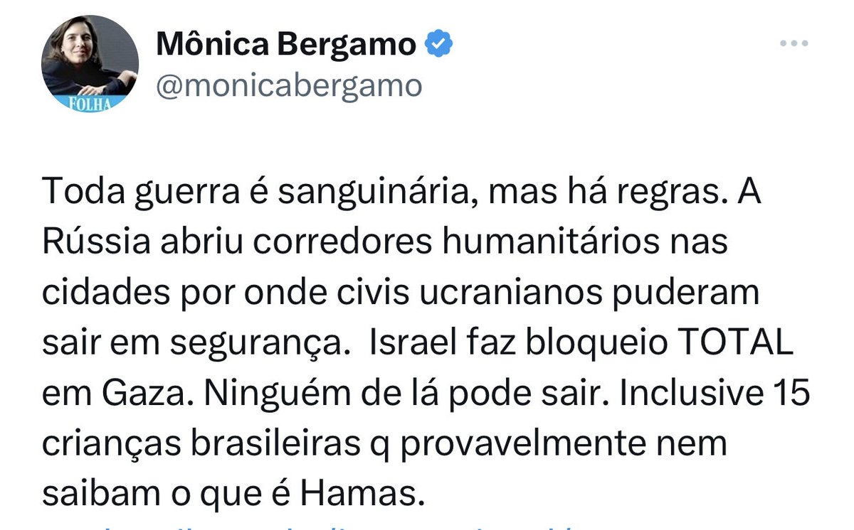 diogomainardi's tweet photo. A energúmena exalta a humanidade de Putin, o ditador fascista condenado em Haia por sequestrar criancinhas ucranianas. A imprensa brasileira afundou de uma vez por todas https://t.co/Dqd7IaMK8i
