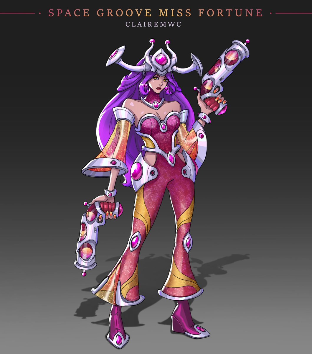 #skintober Day 11: Space Groove Miss Fortune 

#LeagueOfLegends #missfortune #spacegroove #skinconcept