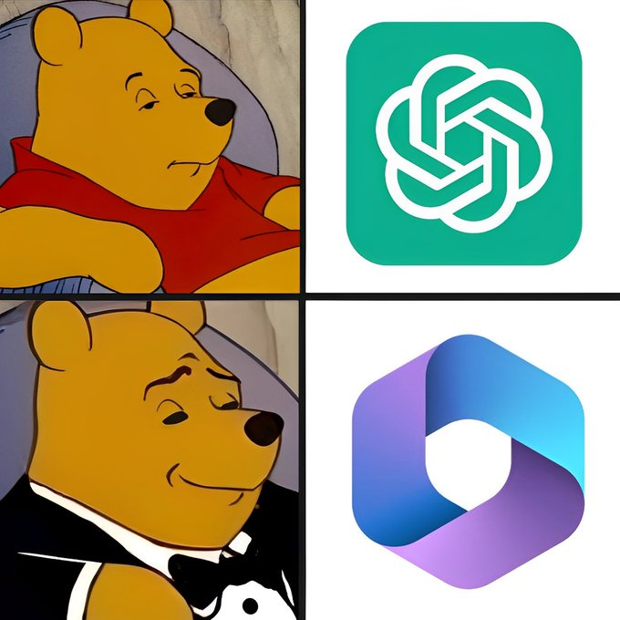 ChatGPT se está quedando atrás.

Microsoft acaba de lanzar "Copilot AI"

LA MAYOR ACTUALIZACIÓN DE LA AI PARA LA PRODUCTIVIDAD

Aquí tienes todo lo que necesitas saber:

[ Marcar para más tarde 🔖 ]