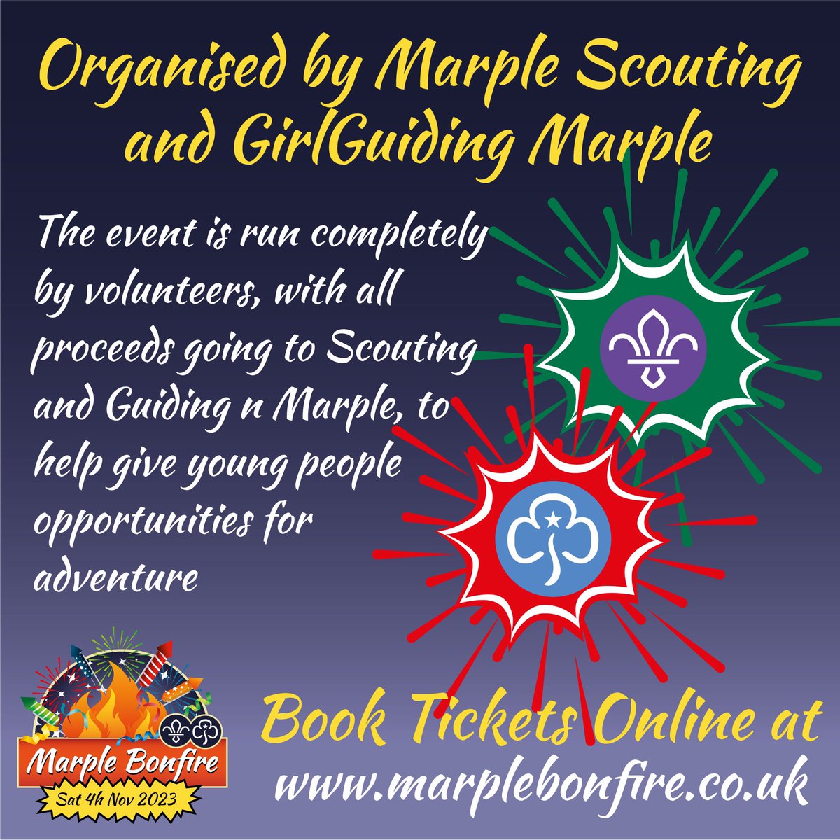 Marple Bonfire tweet media