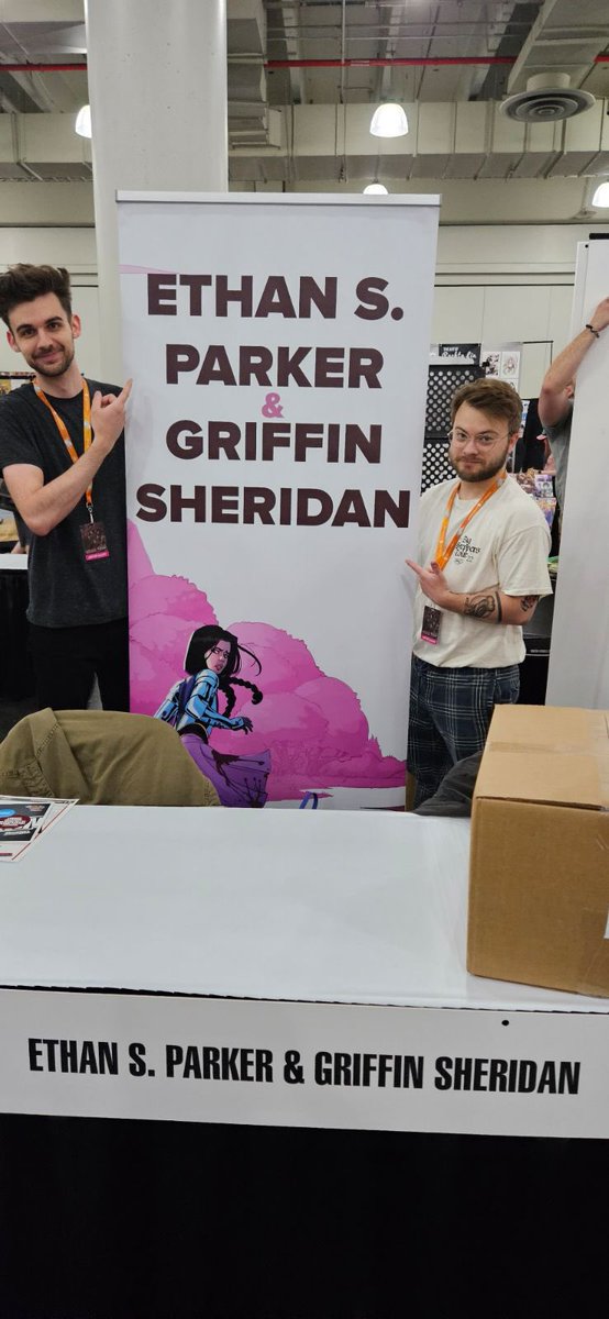 GrifSheridan's tweet photo. #NYCC2023 HAS BEGUN!
@TalesToAstonish and I are here all weekend in Artist’s Alley at E-07 with some beautiful comic books.
🌹✨🩸
Come get your hands on the SOLD OUT first printing of KILL YOUR DARLINGS #1 before #2 drops next week! https://t.co/tNxPFWMKve