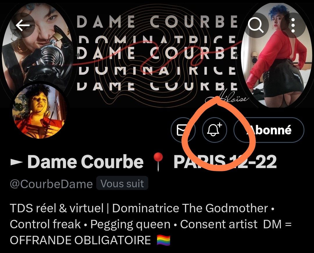 CourbeDame's tweet photo. ⚠️ TWITTER CENSURE LE NSFW ⚠️
Le contenu nsfw vient d'être retiré des feeds "for you / pour vous", ce qui explique pourquoi on n'y voit plus rien et pourquoi les vues et interactions des tweets de TDS ont dramatiquement chuté depuis deux jours. 

Trois solutions d'ici à ce que nous ayons migré ailleurs (on ne veut plus de nous ici, on a compris) : 
- consulter en priorité sa timeline "Abonnements"
- cliquer sur la cloche et recevoir des notifications lors des nouvelles publications de vos createur•ices.
- privilégier les rt pour que notre contenu continue de circuler 

Nos réseaux sont essentiels à notre visibilité et notre travail, sans eux aujourd'hui, on met bon nombre de travailleur•euses du sexe au chômage technique. C'est grave, et ça ne va pas s'arranger. 

Force à nous.