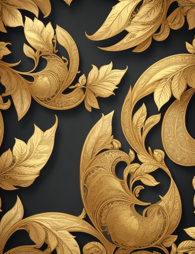 Core2com's tweet photo. Playing with @leonardoai  > gold leafs, trompe l'oeil #leonardoai #AIart #play https://t.co/cvXLukPlzX