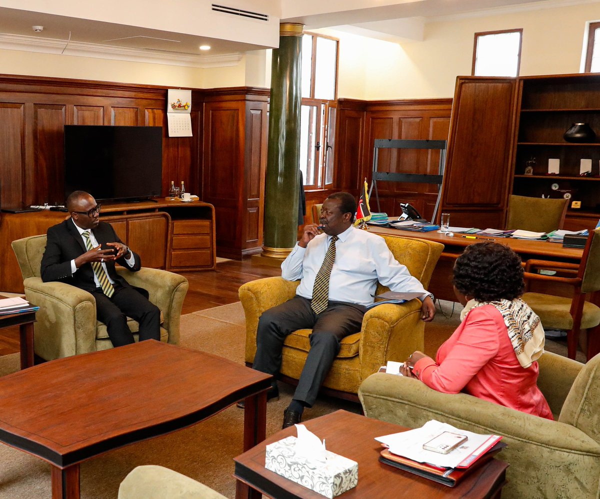 Korir Sing'Oei (@singoeiakorir) on Twitter photo Briefed Hon. <a href="/MusaliaMudavadi/">Musalia W Mudavadi</a>, the Prime Cabinet Secretary and new CS <a href="/ForeignOfficeKE/">State Department for Foreign Affairs | Kenya</a> on a range of issues under the purview of the State Department. I am honoured to serve under him to progress Kenya's Foreign policy. Briefed Hon. <a href="/MusaliaMudavadi/">Musalia W Mudavadi</a>, the Prime Cabinet Secretary and new CS <a href="/ForeignOfficeKE/">State Department for Foreign Affairs | Kenya</a> on a range of issues under the purview of the State Department. I am honoured to serve under him to progress Kenya's Foreign policy.