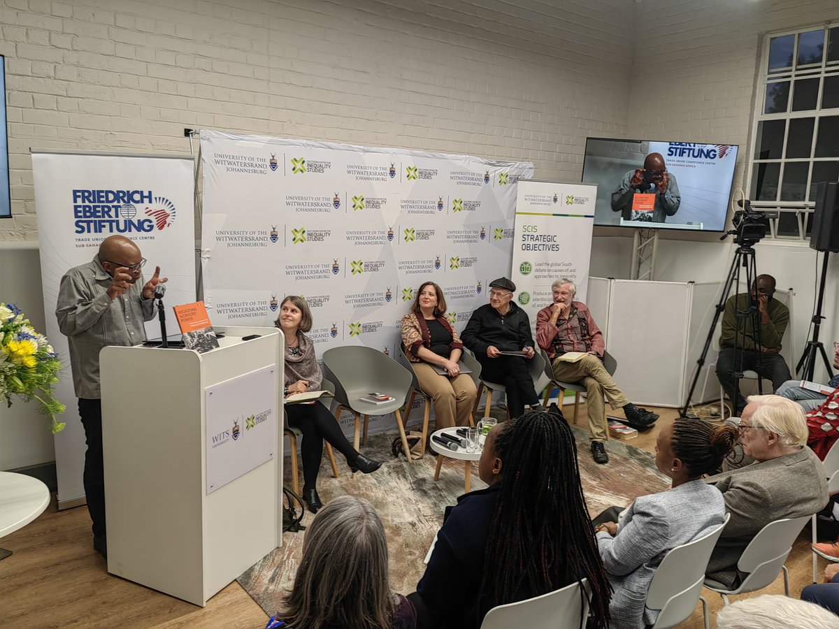 Wits_SCIS's tweet photo. 🚨ICYMI | 📚#SCISBookLaunch 

The launch of @sociologymadala's recent book on work and inequality in the digital age is currently underway... https://t.co/H8rArRUbHQ
