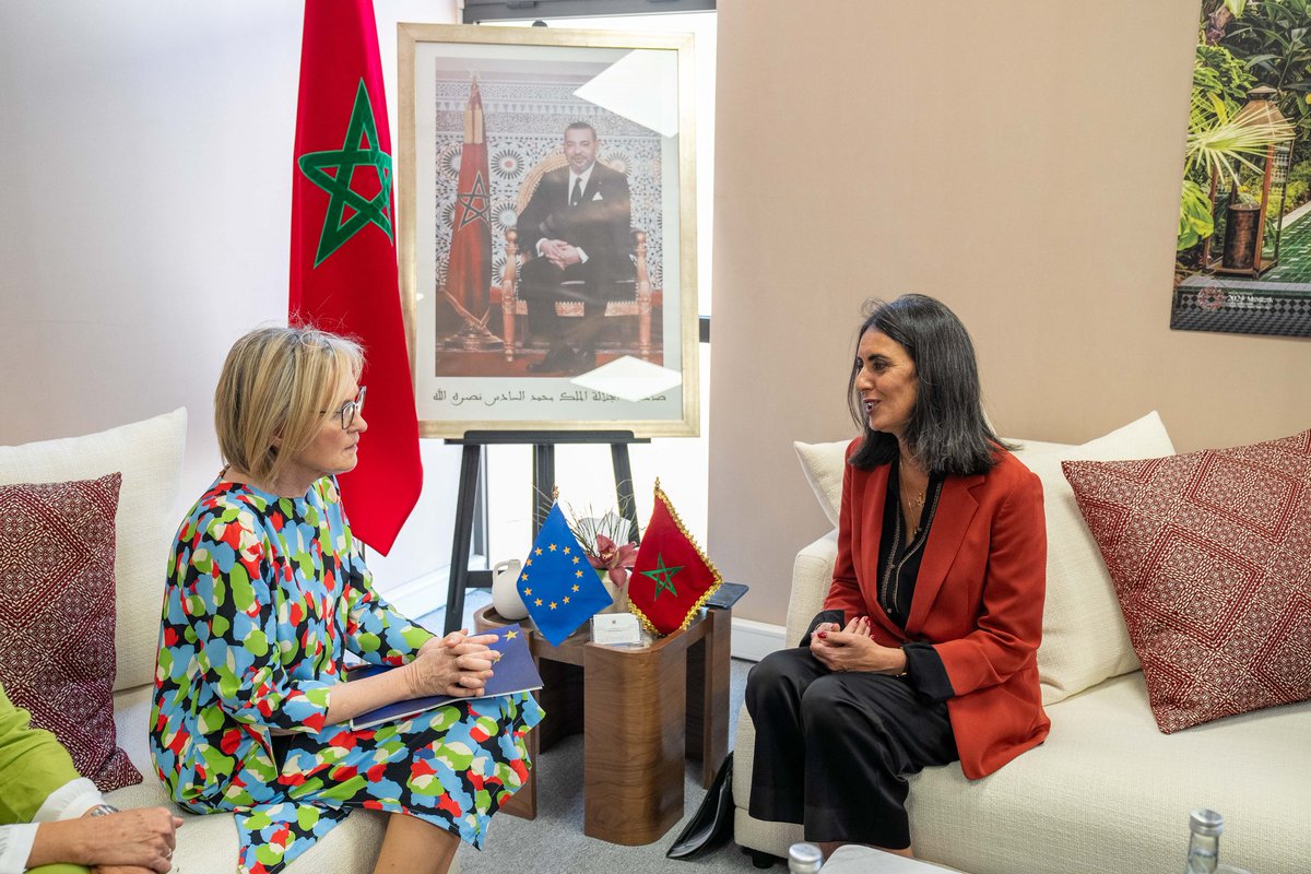 Fruitful discussions with Ms. @McGuinnessEU, Commissioner for Financial Services, Financial Stability and Capital Markets Union, during the Annual Meetings of the World Bank and IMF in Marrakech. #AM2023