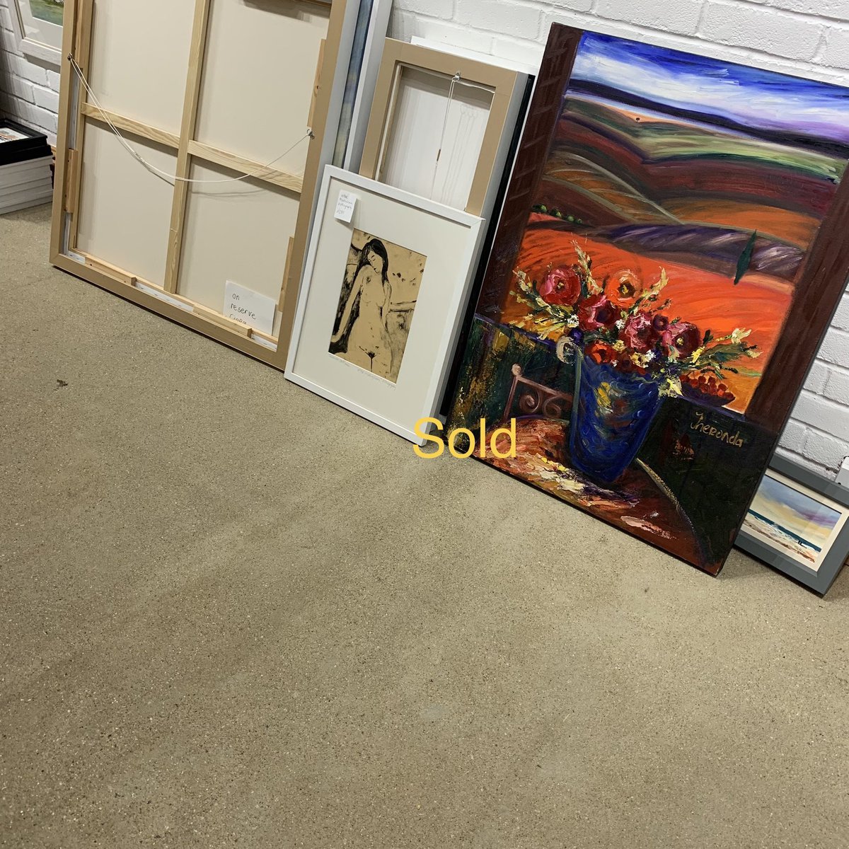 Getting ready for my exhibition in Aldeburgh #aldeburgh #suffolk <a href="/RadioJohnnie/">Johnnie Wright</a>