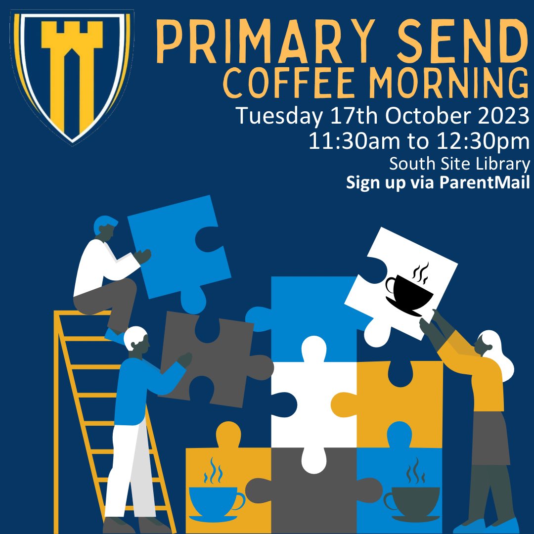 Is your child currently on our SEND register? Do you want to hear more about <a href="/BedsBoroughPCF/">BBPCF</a> ? Interested in <a href="/CastleNewPTA/">Castle Newnham PTA</a> SEND sub-group? Come along, have a cuppa and talk all things SEND ☕️ <a href="/CastleNewnham/">Castle Newnham</a>