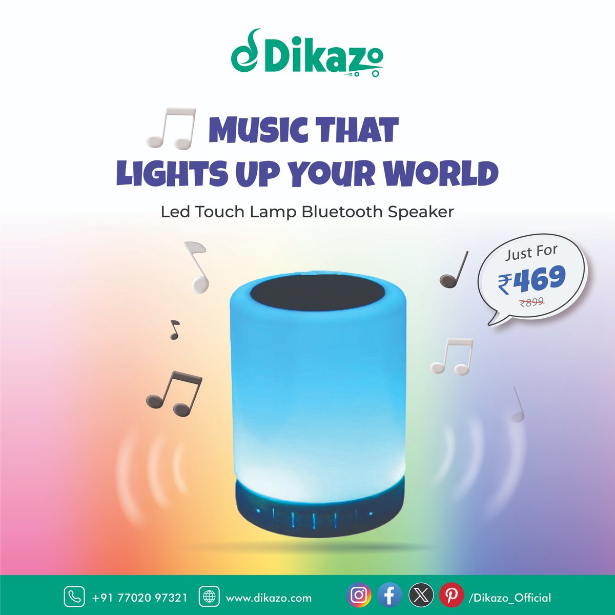 Dikazo_Official's tweet photo. Light up your life and listen to your favorite tunes with the Led Touch Lamp Bluetooth Speaker!So what are you waiting for? Order yours today!#ledtouchlamp #bluetoothspeaker #lightandmusic #allinonone #stylish
visit- https://t.co/jG3iRzBiK2 https://t.co/B5lFmK6QjE