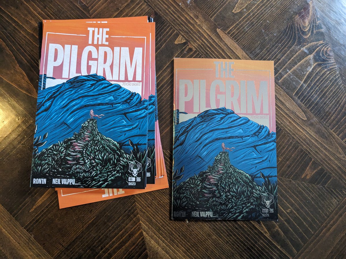 Gm. All our comics are free to read digitally. BUT we also have a special place in our hearts for physicals...

Psycho Shorts Issue #3 'The Pilgrim' with art by <a href="/NeilVilppu/">Neil Vilppu</a> dropping sooooon.

Here's how to get a physical... 👇