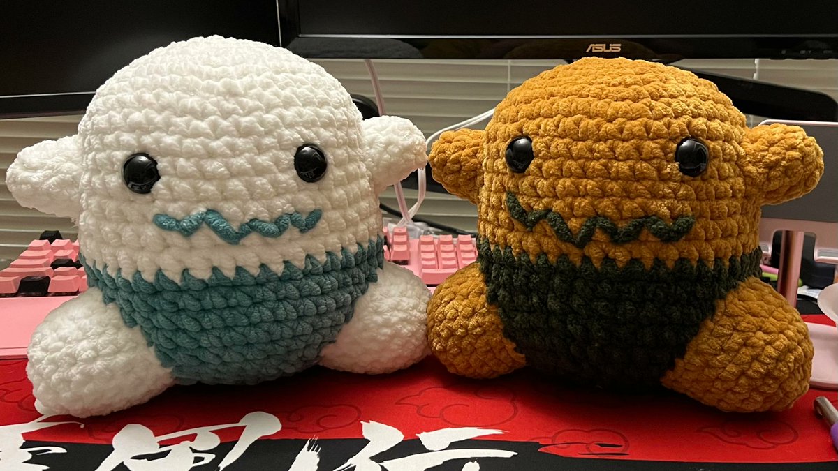 StarfieldGame's tweet photo. u/sentientrover made My Friend Wilby... and then made Wilby's friend Wilby! https://t.co/U97mHHMOil

ICYMI: You can make your own friend Wilby with Senior Environment Artist Megan Sawyer's (@ghost_girl13)
crochet pattern: https://t.co/s6LNlIlANX https://t.co/RpvgYkCrg2