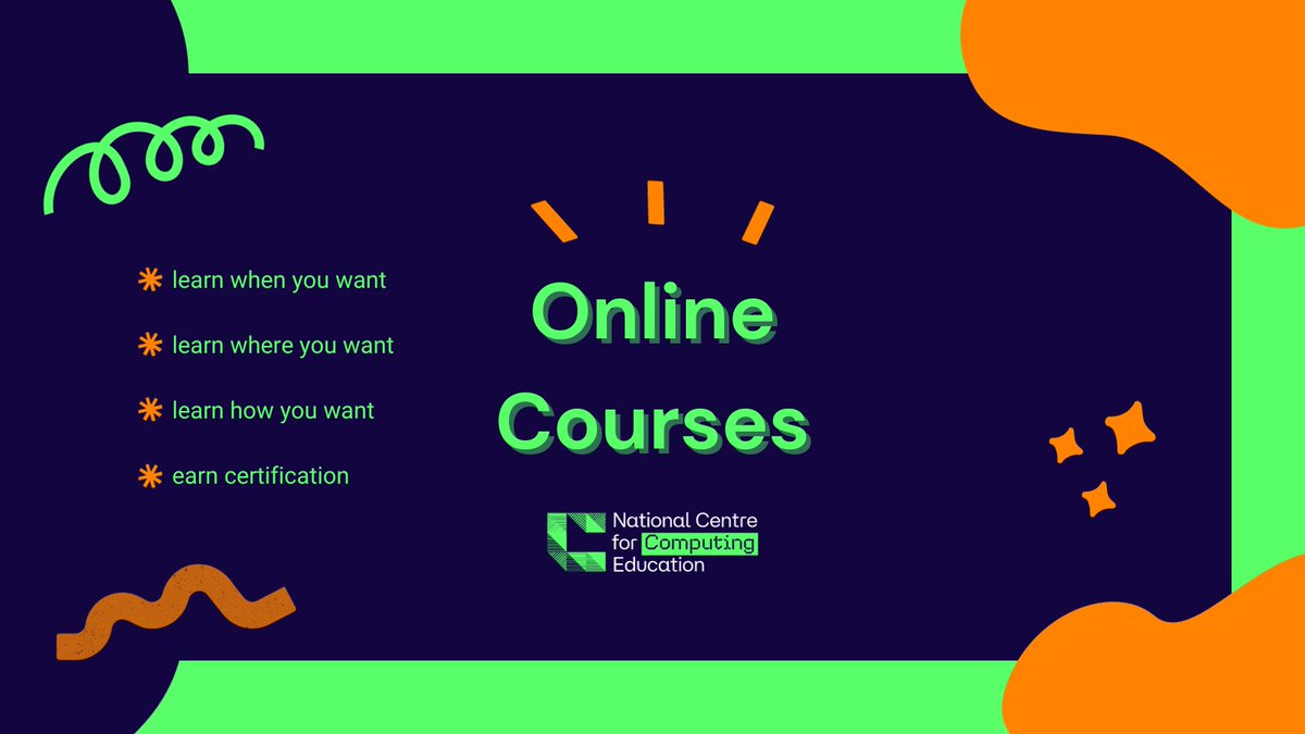 Level up your computing skills and stay ahead of the game with our online CPD! ✨💪 

⏰ learn when you want
🗺️ learn where you want
📝 learn how you want
🥇 earn certification

👉 ncce.io/MT3mif