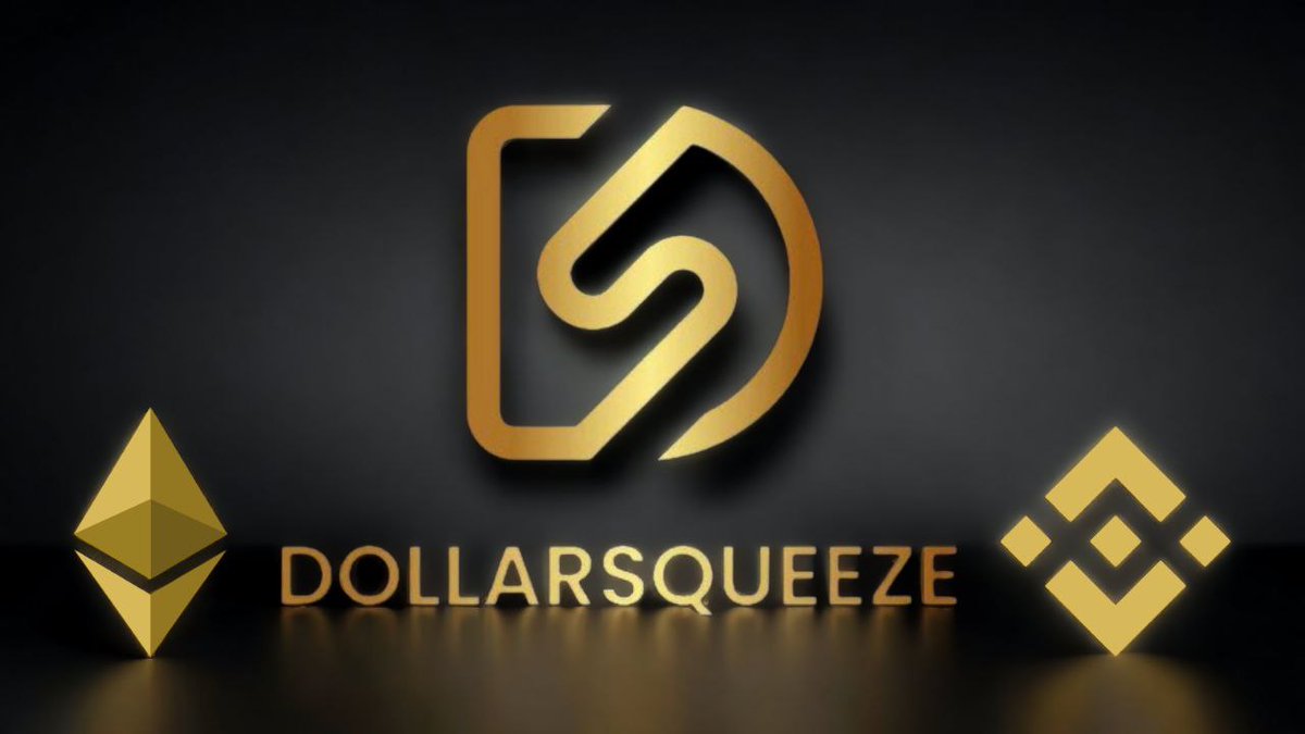 @Dollar_Squeeze #DOLLARSQUEEZE on #BSC &amp; #ETH!
- Hyper-deflationary tokenomics
- Bridge to connect chains, 8% burned when bridging
- Goal: Squeeze $DSQ supply to 21M tokens
- 18.4M tokens burned in 4 months
- Buybacks from Defibank, Handsqueeze, Lottery, &amp; more!
t.me/DollarSqueeze
#Crypto
