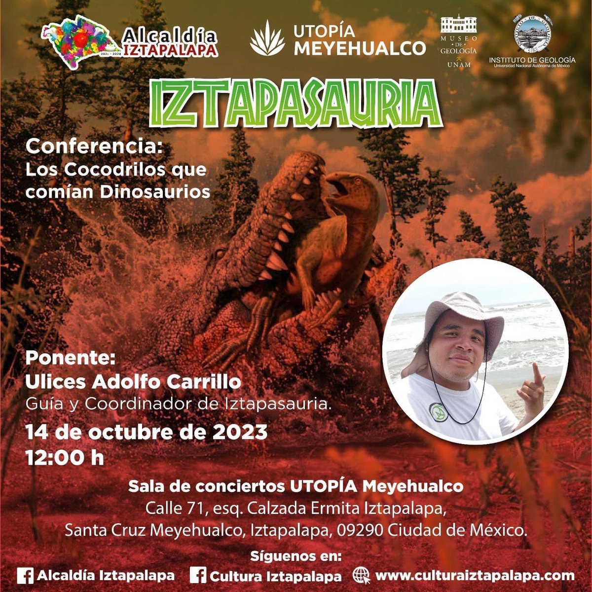 Alc_Iztapalapa's tweet image. Los #Cocodrilos 🐊 aparecieron hace millones de años, incluso antes que los famosos dinosaurios🦖, estos convivieron con ellos alcanzando tamaños impresionantes, capaces de devorarlos. La evidencia de eso se ha encontrado en fósiles descubiertos hasta el día de hoy.