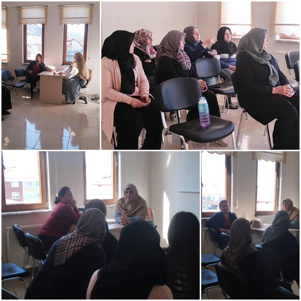 İl Sağlık Müdürlüğü'nden Berrin KILIÇ ile Sibel ÇAVDAR tarafından "Söyleşi"  programı gerçekleştirildi. Eğitmenlerimize ve kadınlarımıza teşekkür ederiz. <a href="/kubrayigitbasi/">Doç. Dr. Kübra Güran Yiğitbaşı</a> <a href="/AfyonValiligi/">T.C. Afyonkarahisar Valiliği</a> <a href="/memduhkus/">Memduh Kuş</a> <a href="/afyonkulturevi/">Afyonkarahisar Kadın Kültür Evleri</a>