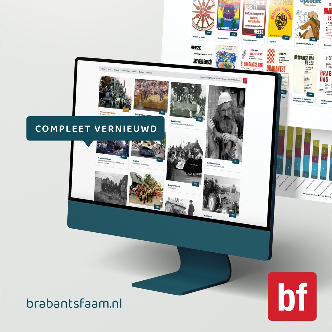 Brabantsfaam's tweet photo. Met veel trots en voldoening kunnen wij melden dat onze website https://t.co/dSYv5Vnea5 - hét digitale #brabantsedag archief - compleet vernieuwd is. 

Ga naar onze site en geniet van de meer dan 42.000 Brabantsedag herinneringen en ontdek ook alle nieuwigheden! https://t.co/iPkjZtws7l