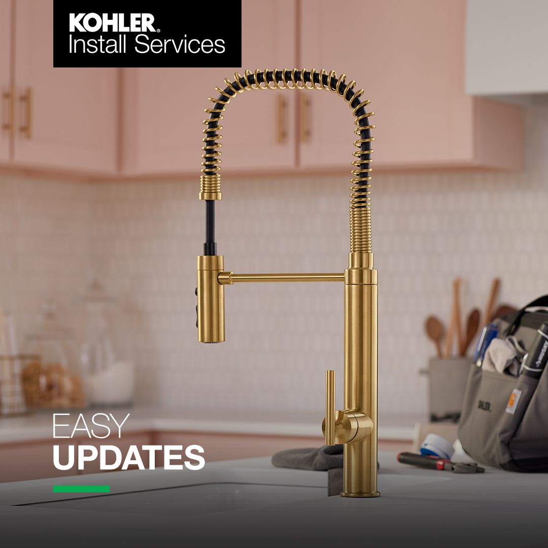 KohlerDenver's tweet photo. No matter your kitchen’s style or your family’s lifestyle, we have a faucet to meet your needs. Add on convenient and trusted professional installation when shopping for kitchen faucets at our store. https://t.co/NAeIV27eQQ