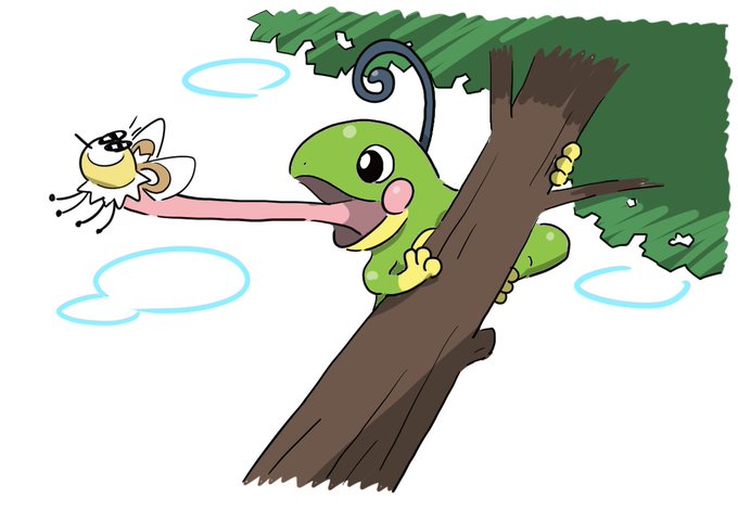 ニョロトノのイラストです 