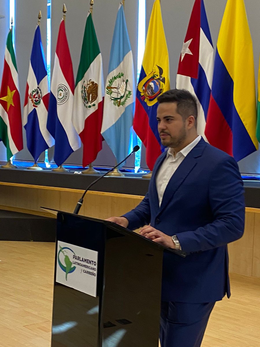 BancadaFRpy's tweet photo. El diputado @canusapy vicepresidente de la delegación paraguaya ante el Parlamento Latinoamericano y Caribeño (PARLATINO), participó de varias reuniones ante dicha organización internacional. HILO 👇🏻 https://t.co/PVtX8Gz5qq
