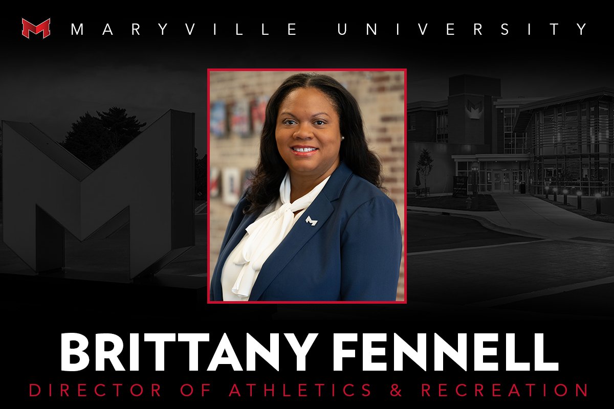 Maryville University proudly announces the promotion of Brittany Fennell to the role of Director of Athletics and Recreation, effective July 2024! #BigRedM 

🗞️: bit.ly/45Jh5mV