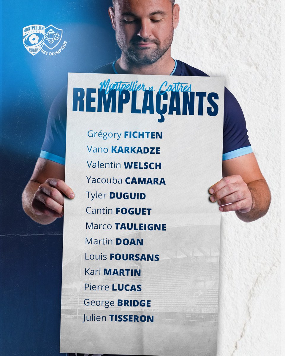 MHR_officiel's tweet image. 🔥 LA COMPO DES CISTES 🔥

Découvrez la composition de nos Cistes pour le match amical face au @CastresRugby demain au Stade Armand Cesari de Furiani ! 

Rendez-vous demain à 20h00

#TeamMHR #MHRCO