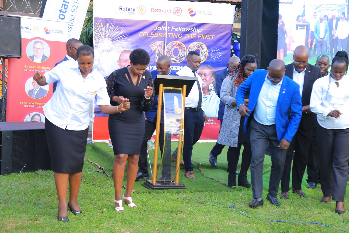 rotaryd9214's tweet image. Some of the hope creator presidents present as we reflect on the first 100 days of service. This year, we focus on creating hope in the world under the guidance of District Governor  @SsemwangaFranc2  #CreateHope