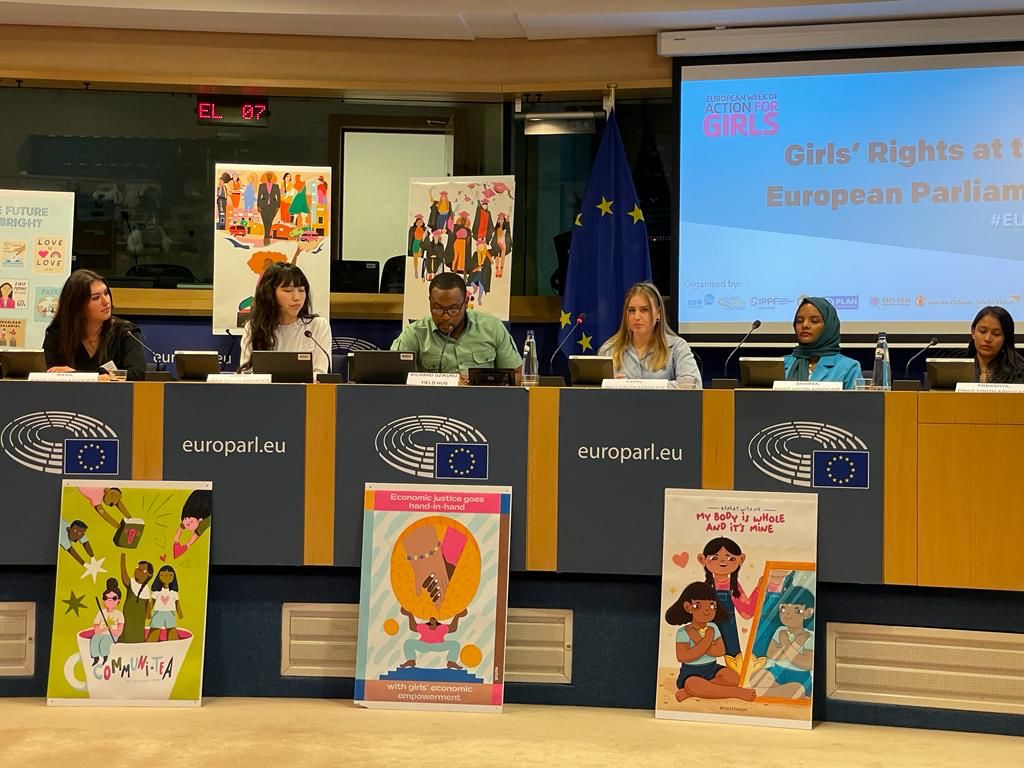 Honored to have moderated the European Week of Action for Girls event at the European Parliament on #DayOfTheGirl! @BarryAndrewsMEP @CRinzema
and other EU MEPs highlighted the need to accelerate gender equality efforts.  #GirlsRights #EUWomen.