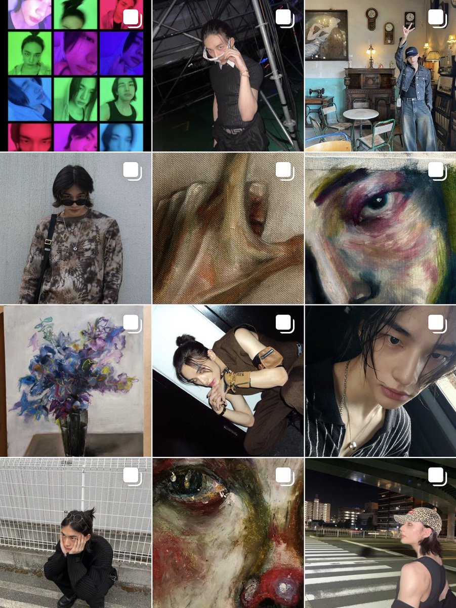 amywolfchan's tweet photo. rip hyunjins feed aesthetic, so hyunjin of him https://t.co/cBiZ95aUxc