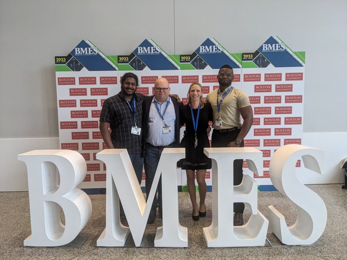 <a href="/DobruckiLab/">EMIL at Illinois</a> members from <a href="/BIOENGatIL/">Illinois BIOE</a> and @BeckmanInst have just arrived at the <a href="/BMESociety/">Biomedical Engineering Society</a> meeting in Seattle. We have three presentations on molecular imaging applications and technology. From left: Michael Nelappana, <a href="/wawosz/">Wawrzyniec Dobrucki</a>, Catherine Applegate and <a href="/OkoroG100/">Goodluck Okoro</a>.