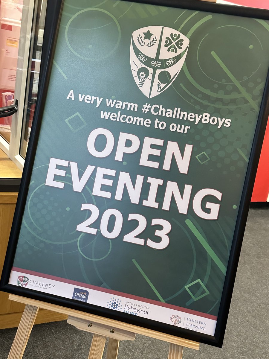 ChallneyBoys's tweet image. A very big #ChallneyBoys welcome to our #OpenEvening2023, we hope you enjoy your tour of our wonderful school.