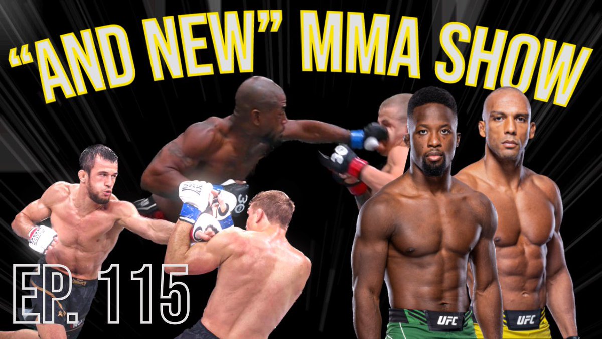 andNEW_mmashow's tweet photo. https://t.co/AKiBXPMLDX
👆👆👆
EPISODE 115 is in the books! Join us as we discuss all the fights from this past weekend’s UFC FN: DAWSON vs. GREEN and the big fights from BELLATOR 300. We also look ahead to this weekend’s UFC FN: YUSUFF VS. BARBOZA! Plus headlines, rankings update, and more!! Check us out! #andNEW