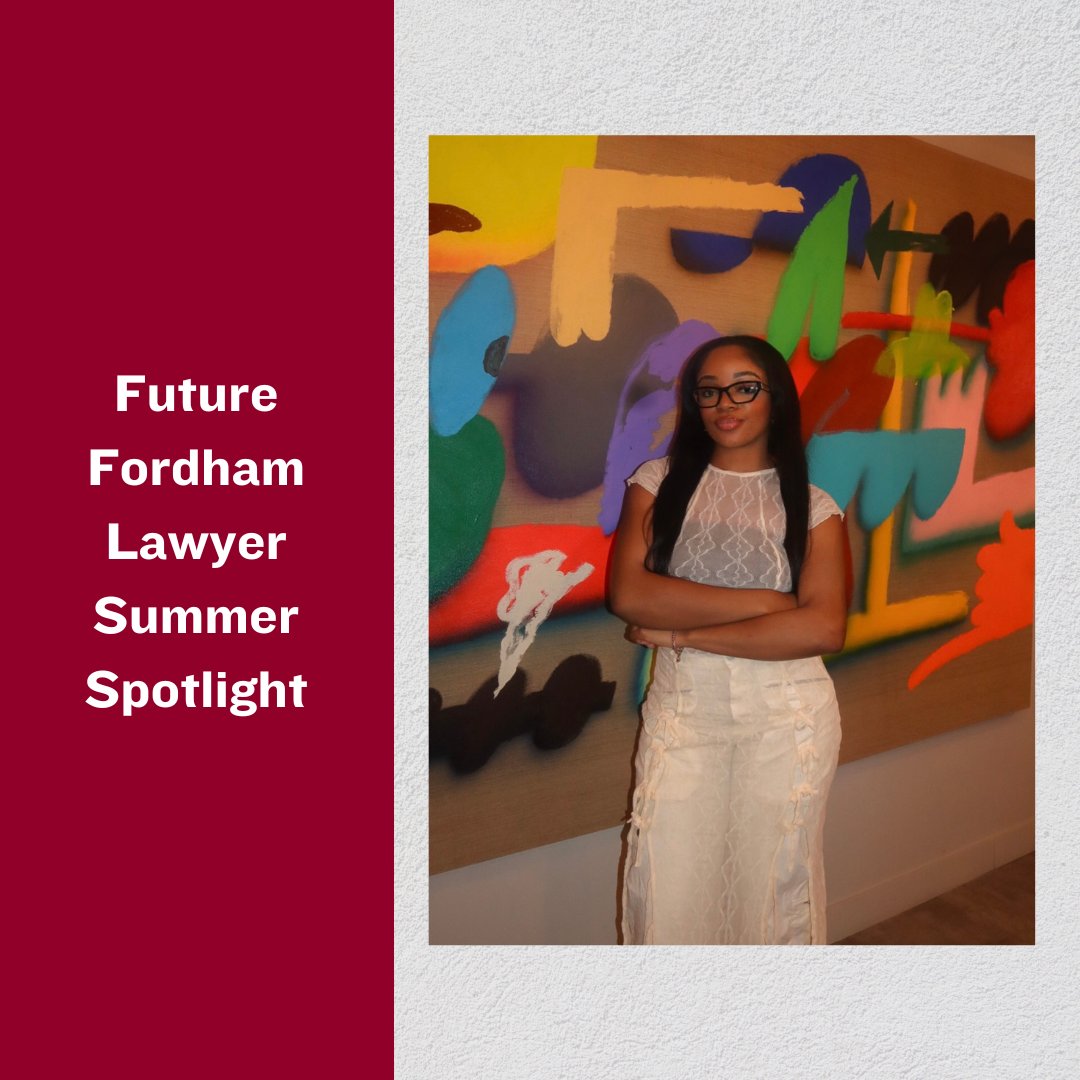 Interested in Fashion Law? Meet Uche from our Class of 2025, who was the first-ever Legal Intern in North America for FarFetch during Summer 2023! #futurefordhamlawyersummer #futurefordhamlawyer #FordhamLawSchool #NYC #lawschool #law #fordham