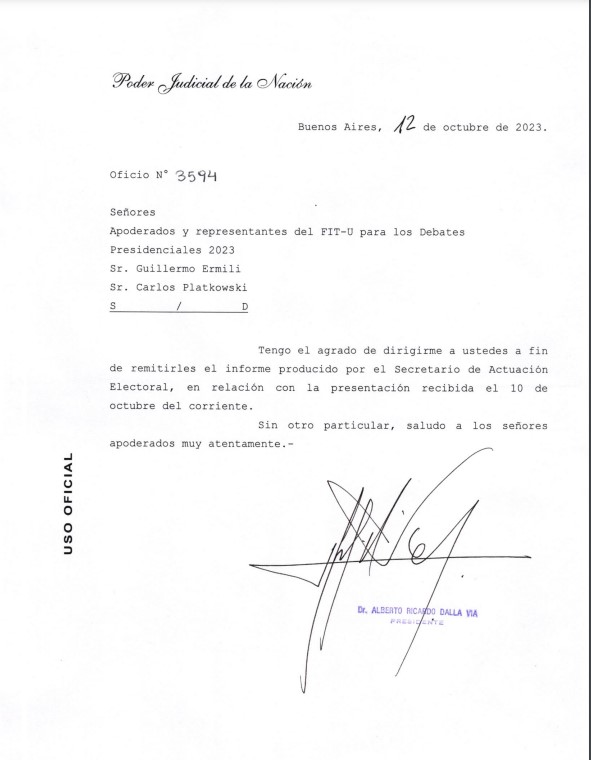 PampaRomanomich's tweet photo. La Cámara Nacional Electoral DESMIENTE que el domingo se haya propuesto minuto de silencio por las víctimas civiles de Israel. Fue una FAKE NEWS armada contra la izquierda y Myriam Bregman. Esperamos rectificación de todos los medios y periodistas que se montaron maliciosamente. https://t.co/UnHYLVuS5r
