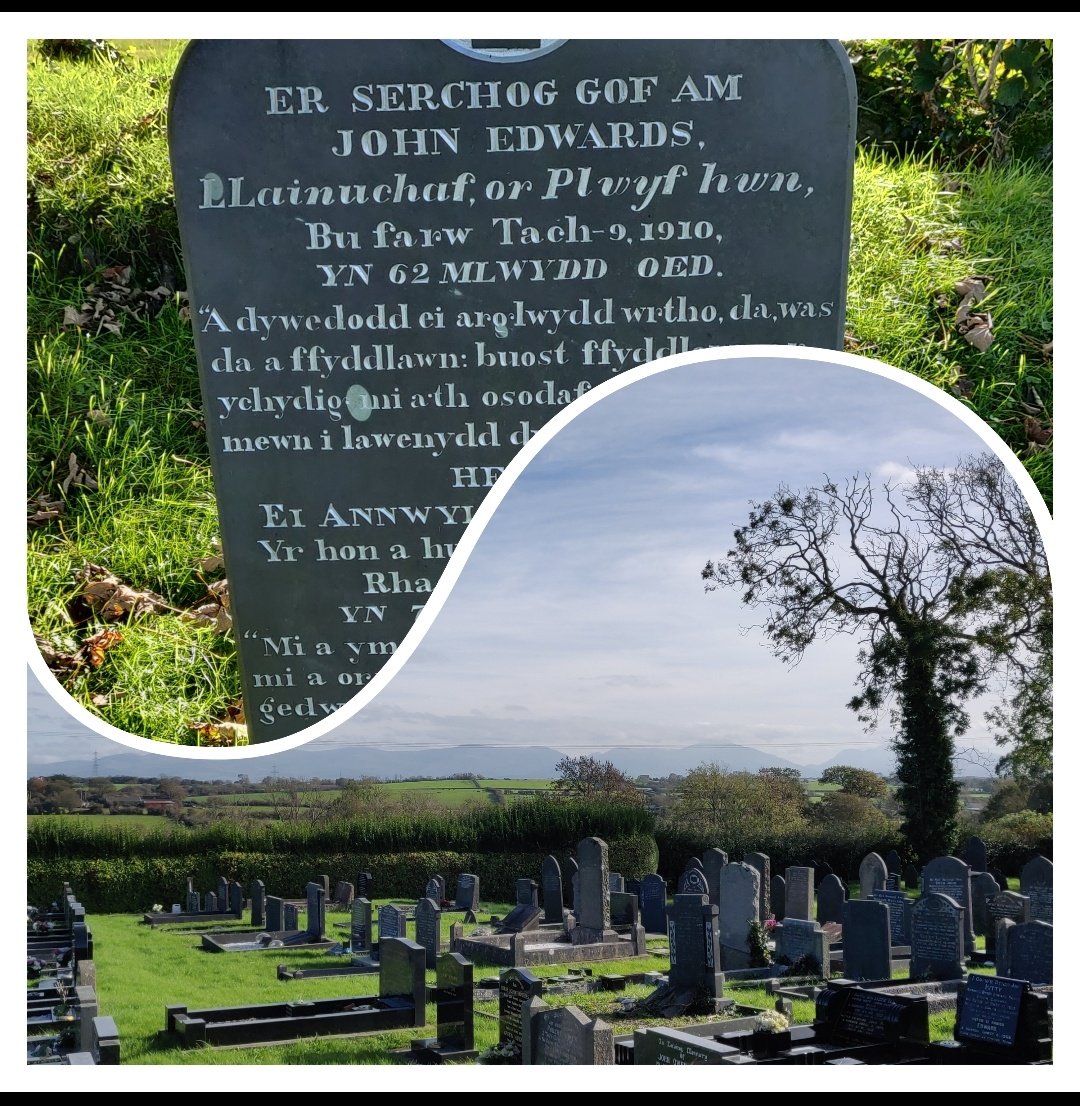 #DeadLucky is when you're Dead. Got a #GreatView &amp; #4G_connection in a graveyard. #YnysMôn #Anglesey