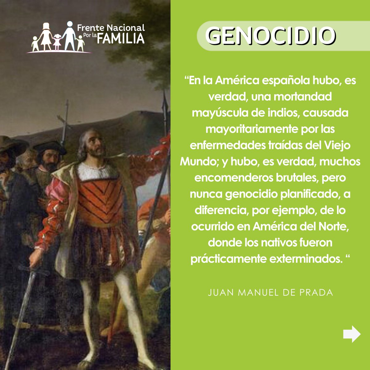 🧵 Hoy celebramos el Día de la Raza o también conocido como 'Día de la Hispanidad', compartimos con ustedes algunos pensamientos de Juan Manuel de Prada sobre el encuentro de estos dos mundos y la fusión en una Raza Cósmica como la llamó Vasconcelos.