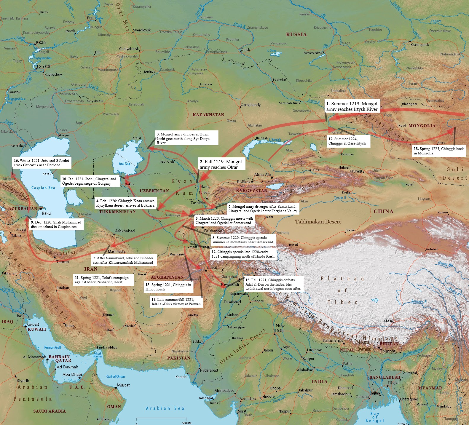 Mongol Invasion Route Learn More About The History Behind Ghost Of