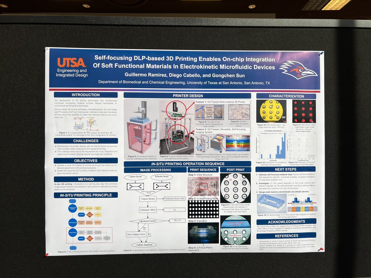 Guillermo looking good at his poster in SciX for the 2023 AES annual meeting. First presentation from Sun lab <a href="/ChemicalUtsa/">UTSA Chemical Engineering</a> <a href="/BmeUtsa/">BME UTSA</a> and hope for more the come!