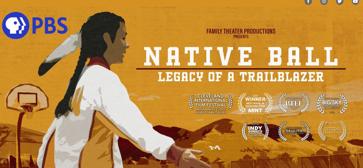 In time for November Native American History Month: @FamilyTheater1 documentary #NATIVEBALL airs on @IdahoPTV Nov. 1, 2 and 4.