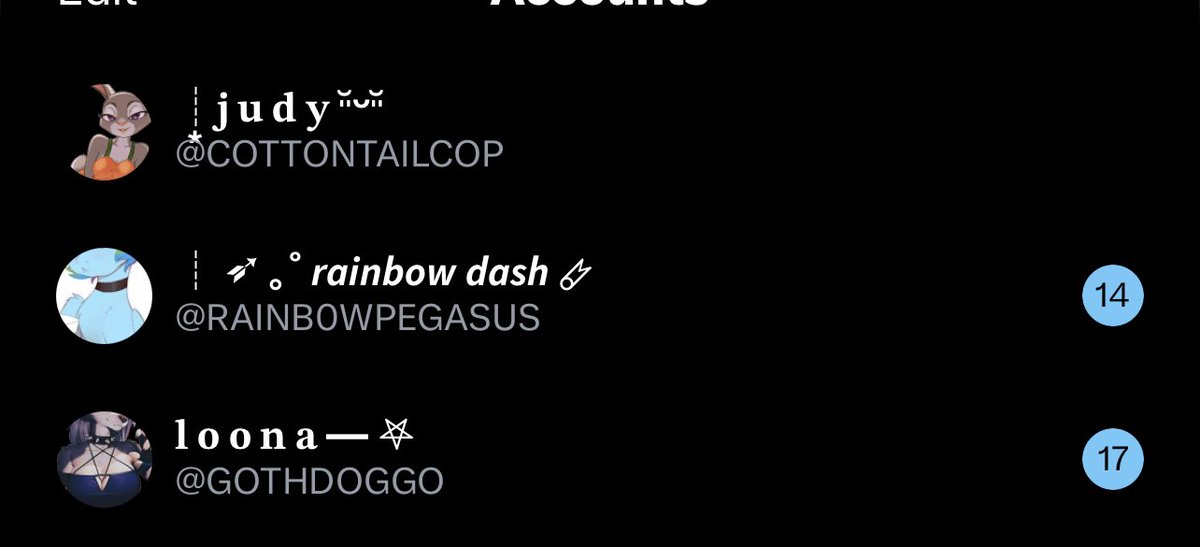 DIAM0NDPONY's tweet photo. I won’t stop writing or posting and interacting for good just yet. But lately my burnout has been due to work and feeling obligated to be on so many accounts.

Effective immediately, these accounts will officially go dark:

@COTTONTAILCOP 

@RAINB0WPEGASUS 

@GOTHDOGGO https://t.co/YWkt2Y3xmm