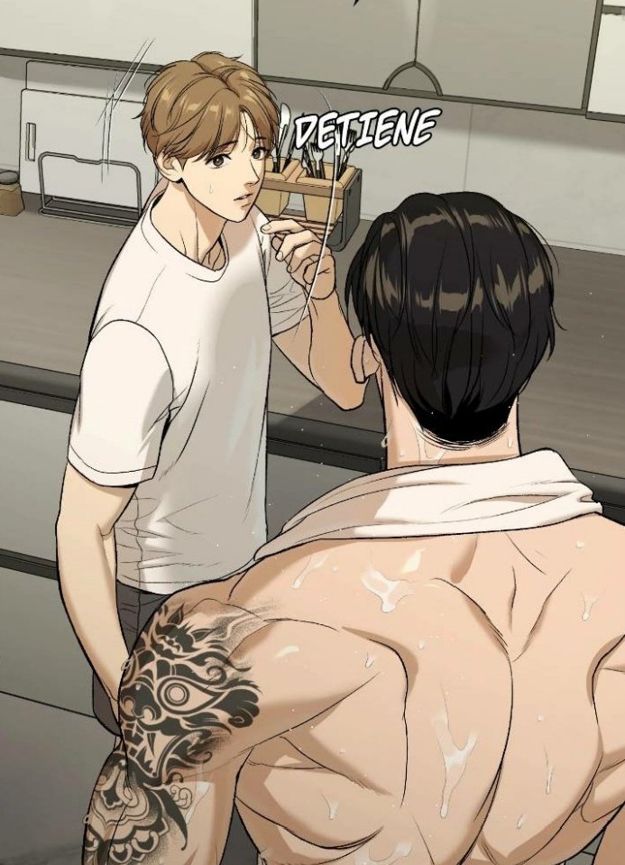 BjAddri16's tweet photo. Tras la reunión con su abogada y entrenadores Jaek se enteró de los comentarios negativos hacia el, haciendo que su enojo aumente. Ya saben quién pago pato? dan dan dan daann~
∘⁠˚⁠˳⁠°#JINX∘⁠˚⁠˳⁠°|•Ep. 36•| 
#yaoi #bl #manwha #lezhin https://t.co/B7CVsALv81