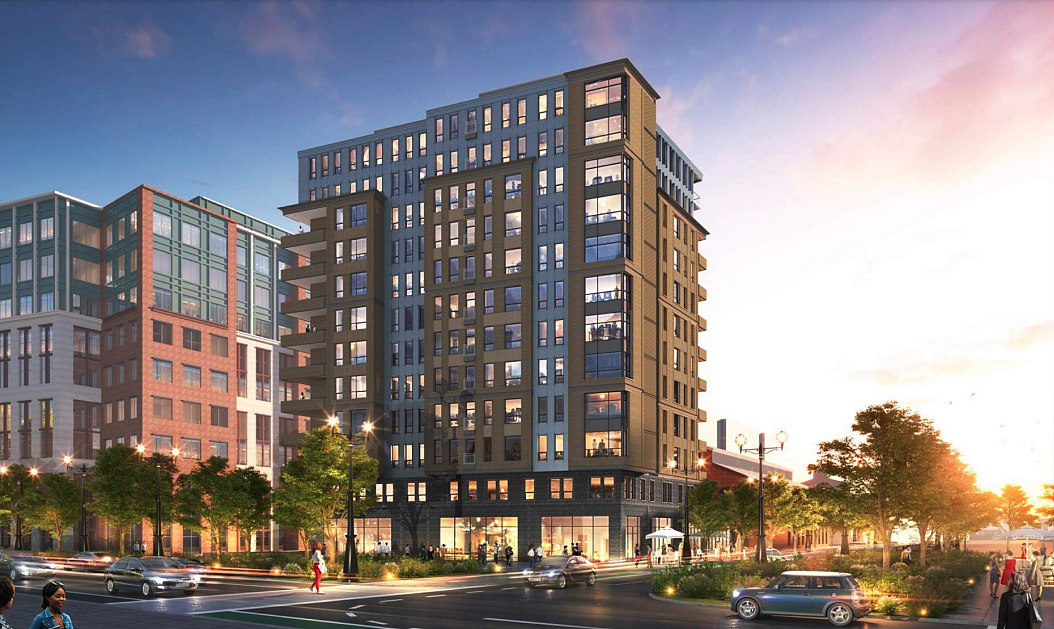 UrbanTurf_DC's tweet photo. Renderings Revealed For 127-Unit All-Affordable Development Planned in Navy Yard. https://t.co/32v8cZV0Lu https://t.co/ppku57WSu0