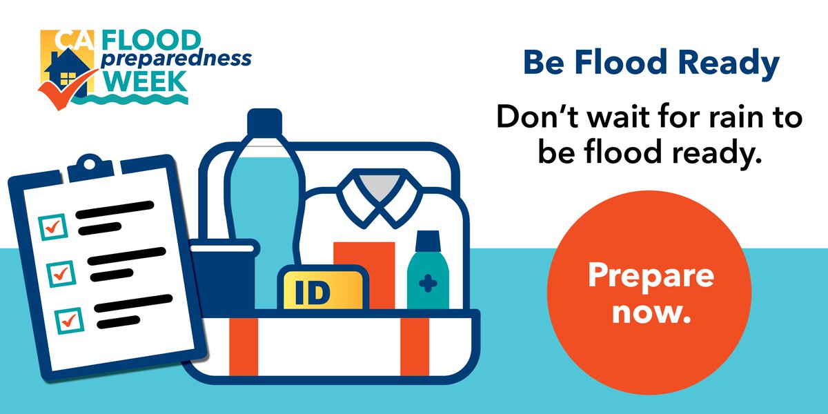 CA_DWR's tweet photo. Establish a family communication plan for emergencies. You may not all be together during an emergency so think about how you will communicate. You can find more resources on how to be flood prepared at https://t.co/iOyTvP3ZDD #CAFloodPrepWeek https://t.co/VuGsYbypNO
