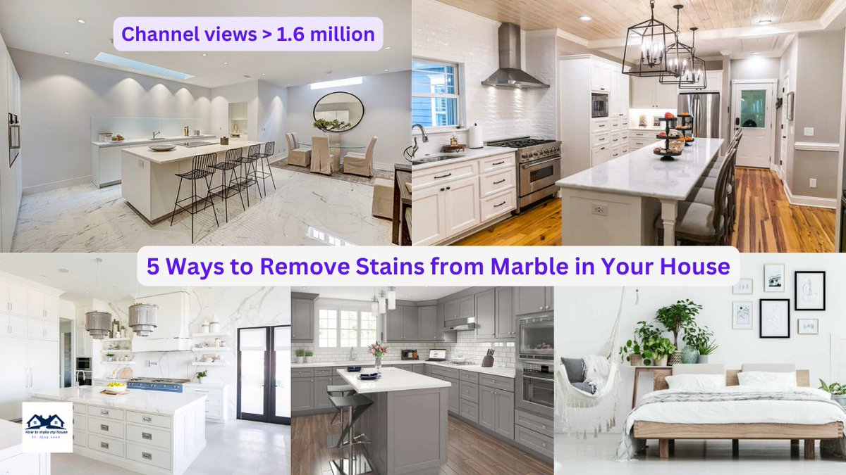 ajay_laad's tweet photo. 5 Ways to Remove Stains from Marble in Your House | How to Clean Marble ... https://t.co/kDaijgp9wb via @YouTube https://t.co/bD7NDhOQrK